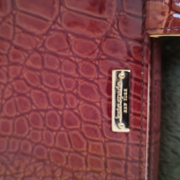 Excellent Condition! Kate Spade brown alligator clutch bag - Picture 3 of 7